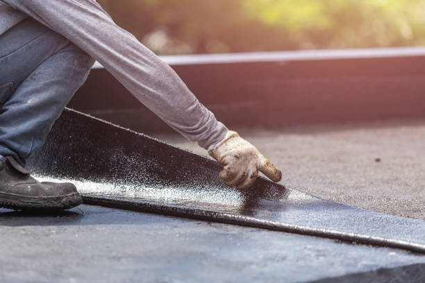 Professional Crawl Space Encapsulation technician working in Derby, NY